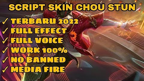 SCRIPT SKIN CHOU NORMAL TO STUN - FULL EFFECT & VOICE!!