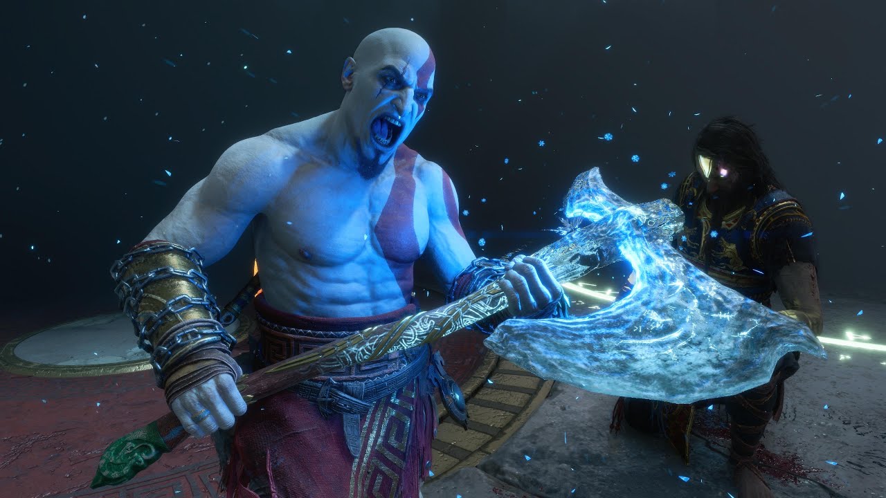 Kratos (Leviathan Axe) vs Tyr (Max Difficulty) - God of War Ragnarök