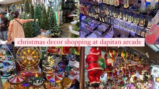 christmas decor shopping in dapitan arcade