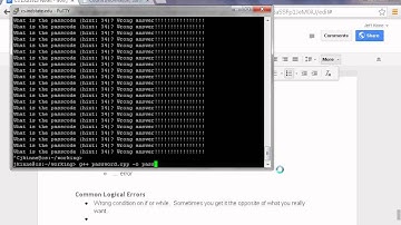 basic logical errors