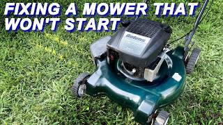 Fixing A Bolens Mower That Won't Start.