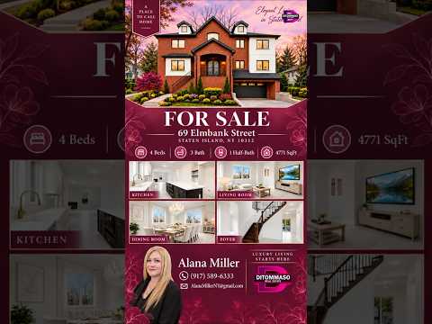 69 Elmbank Street, Staten Island, NY home video tour