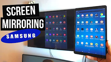 Wo finde ich Screen Mirroring auf Samsung Tablet?