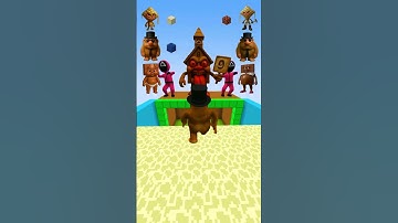 Italian Brainrot Vs Squid Game Sky Jump Part 58 #shorts #minecraft #brainrot