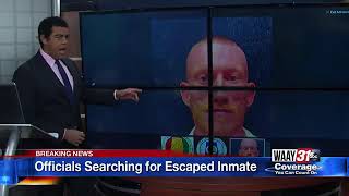Official Searching for Escaped Inmate
