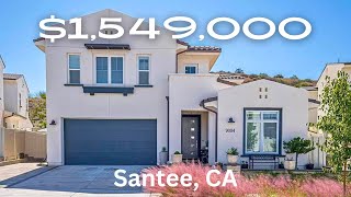 Touring $1.55M New Construction Home in Santee | Weston | Lake Ridge | Full property Tour