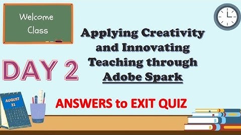 VINSET 2.0 DAY 2 | Answer Key | ADOBE SPARK