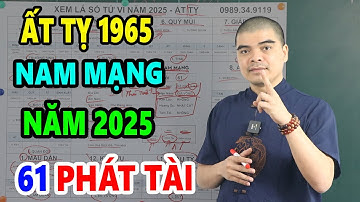 Tử Vi Tuổi Ất Tỵ 1965 Nam Mạng Năm 2025 Cực Giàu, Ăn Lộc Trời TRÚNG SỐ 60 Tỷ Giàu Nứt Vách