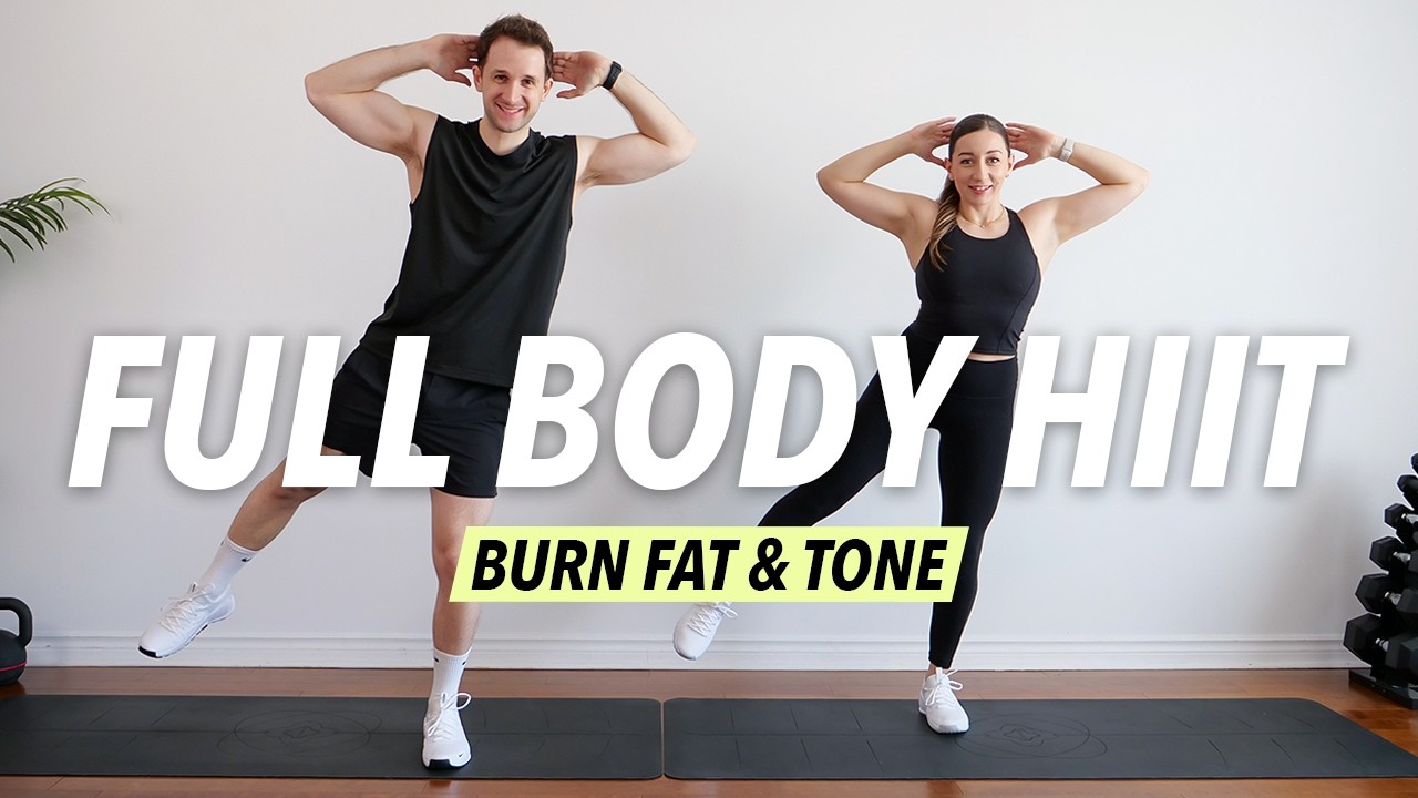 1 Hour Total Full Body HIIT Workout (No Equipment) - YouTube