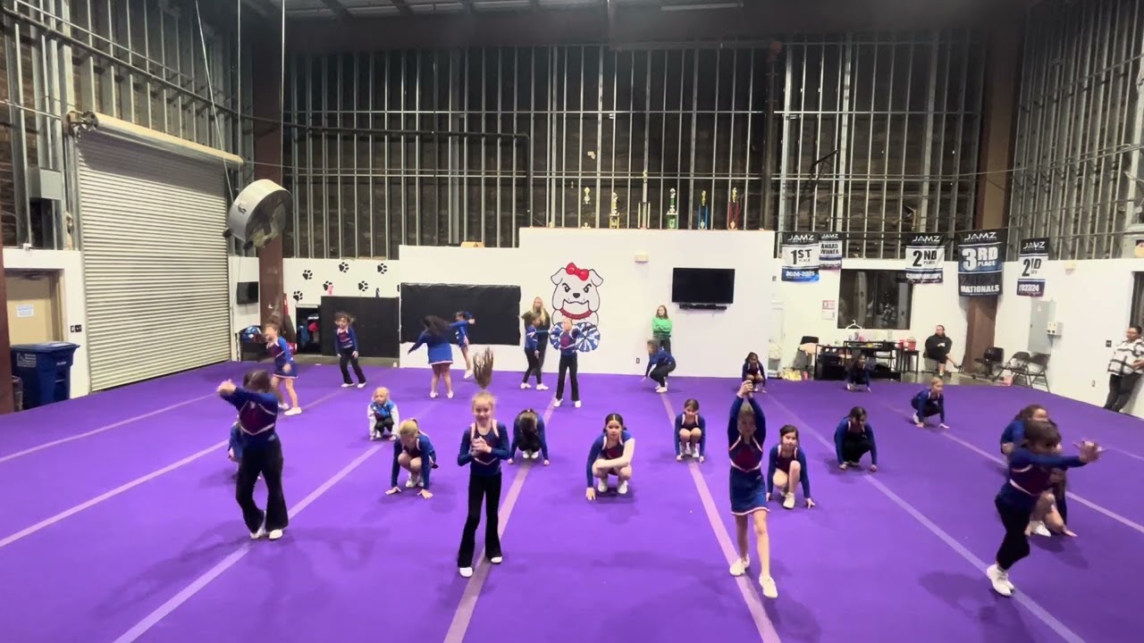 JAMZ 2025 Routine Review Ramona Bulldogs Level 1 8U