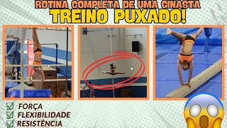 Rotina De Treino De Uma Ginasta De Alto Rendimento