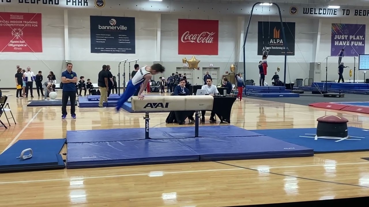 Perfect level 6 pommel horse routine