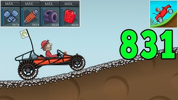 Hill Climb Racing - DUNE BUGGY in CAVE - Gameplay Walkthrough Part 831 (Android,iOS)
