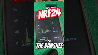NRF24 Frequency Analyser on the Banshee