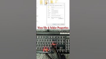 View file & folder Properties #tricks #windows #asmr #short