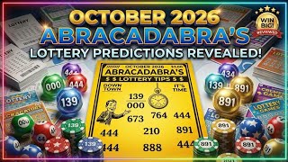 ABRACADABRA'S October 2026 Lottery Predictions Sheet Review #pick3 #pick4 #lottery 