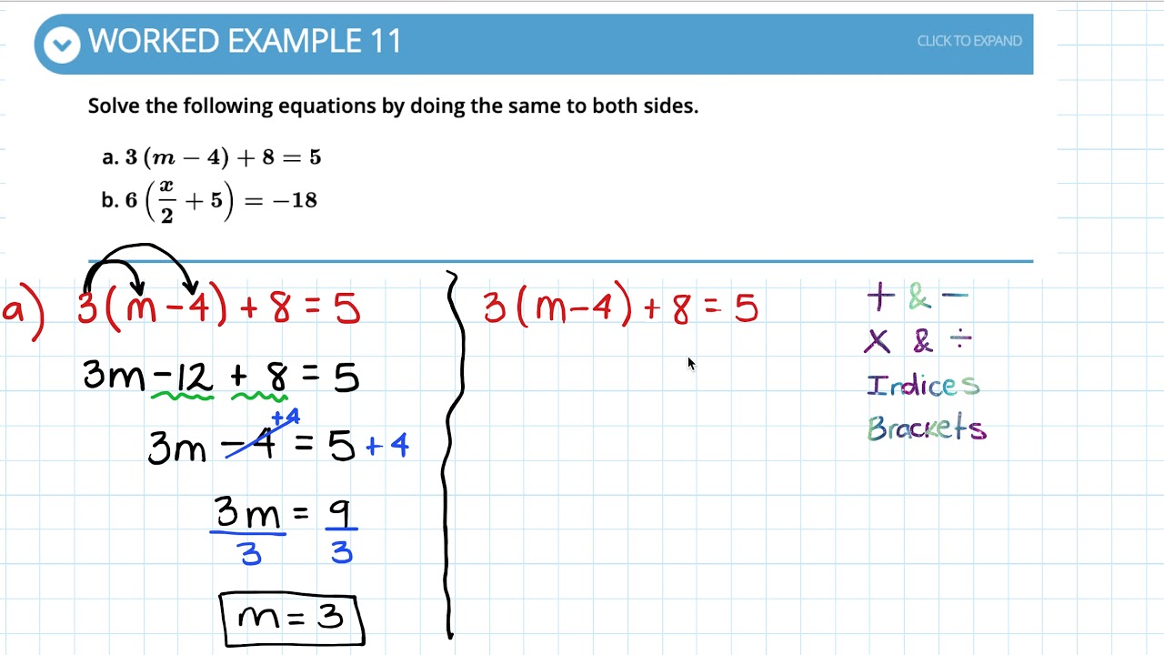 11.5 Using algebra to solve problems Part 3 - YouTube