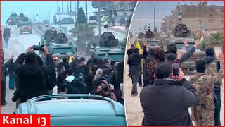 Syrian Government Forces Enter Qamishli - Residents Greet Troops With Flags, Pro - Government Chants