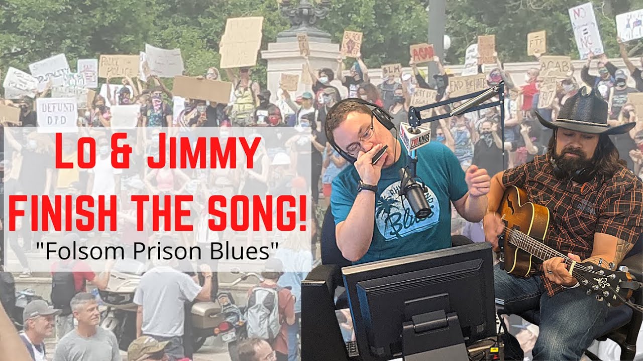 Jimmy Sengenberger & Lo Becker FINISH "Folsom Prison Blues" on 710KNUS Radio