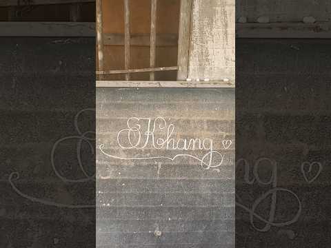 #calligraphy tặng bạn tên khang nhé