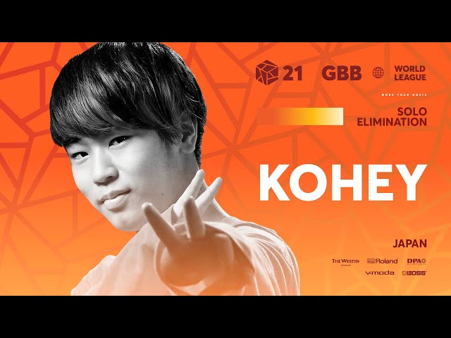 Kohey様 Kohey 🇯🇵 | GRAND BEATBOX BATTLE 2021: WORLD LEAGUE | Solo