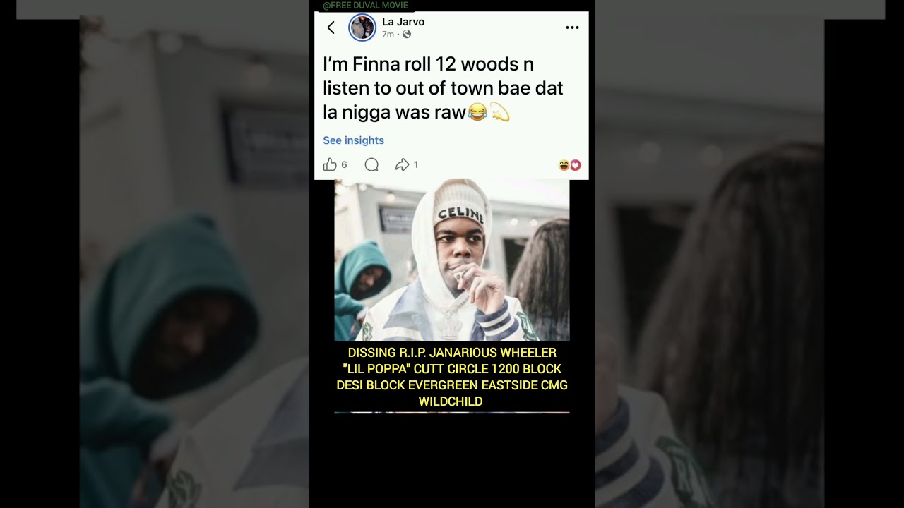 Mitch Cousin & Foolio Friend "La Jarvo" (DISSING Janarious Wheeler Lil Poppa) After He Died