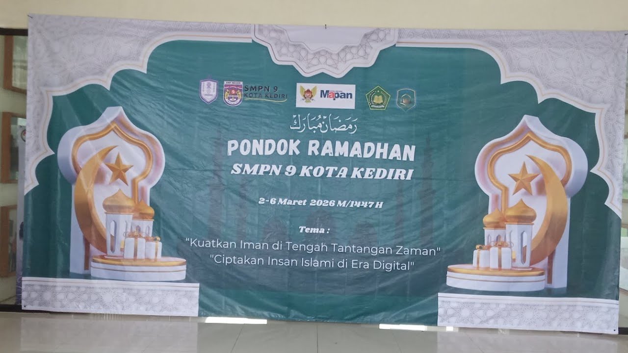 Live Jurnalis SpeNawa SMPN 9 Kota Kediri Apel Pembukaan Pondok Ramadhan 2026