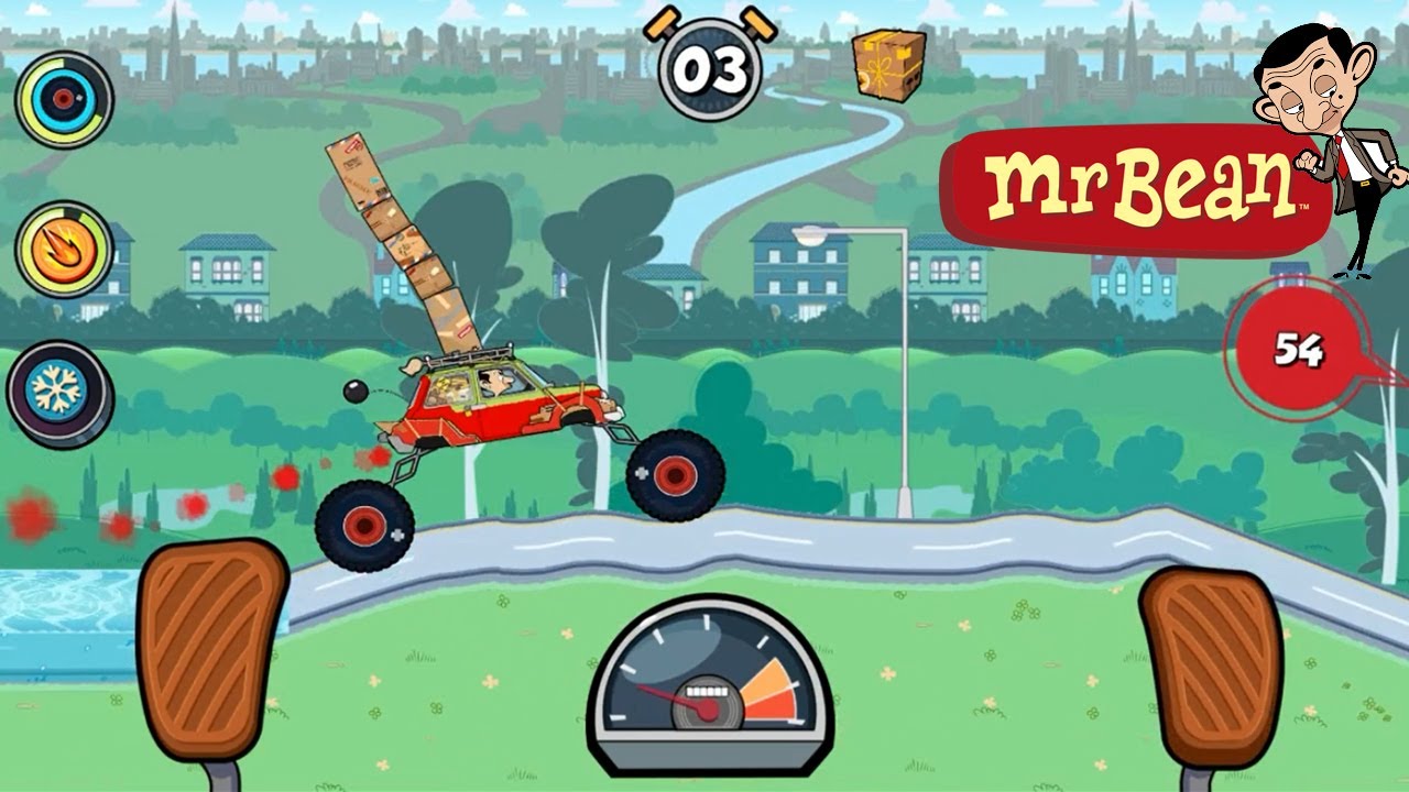 Game Lucu Mr Bean Balapan  Mobil  Mr Bean Cartoon Funny 