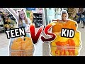 TEEN vs KID: GROCERY SHOPPING CHALLENGE!! 🛍️