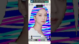 Changing hair colour to galaxy hair of all members of Blackpink | Blackpink | Ibis paint X | #shorts screenshot 3