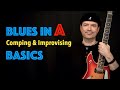 Blues in A - Comping & Improvising - Basics - Easy Lesson by Achim Kohl (Tabs available)