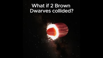 What if 2 Brown Dwarves COLLIDED?  #space #planetarycollision #astronomy #stars #universe