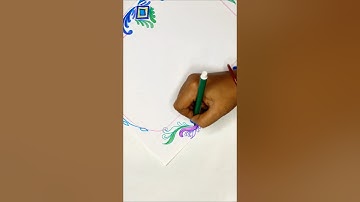 New Design for 2025/Boder and corner design for students project and practical khata design/#reels