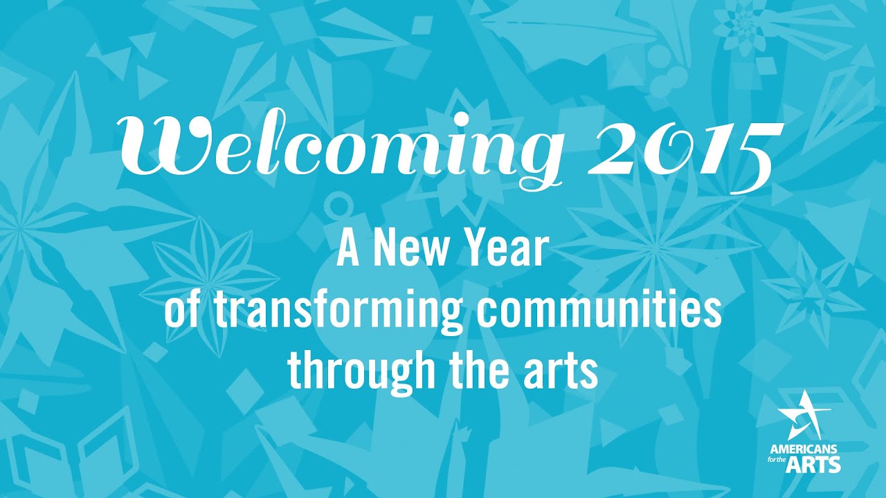 newspaper mockup Happy New Year from Americans for the Arts!