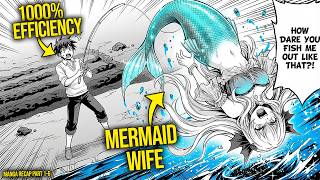 He Is Sent To Another World With The Skill 1000% Efficiency & Gets A Mermaid Wife | Manga Recap