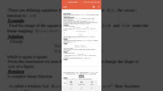 complex analysis ( linear mapping and complex linear functions)