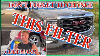 Cabin filter on a GMC Sierra | How to Change