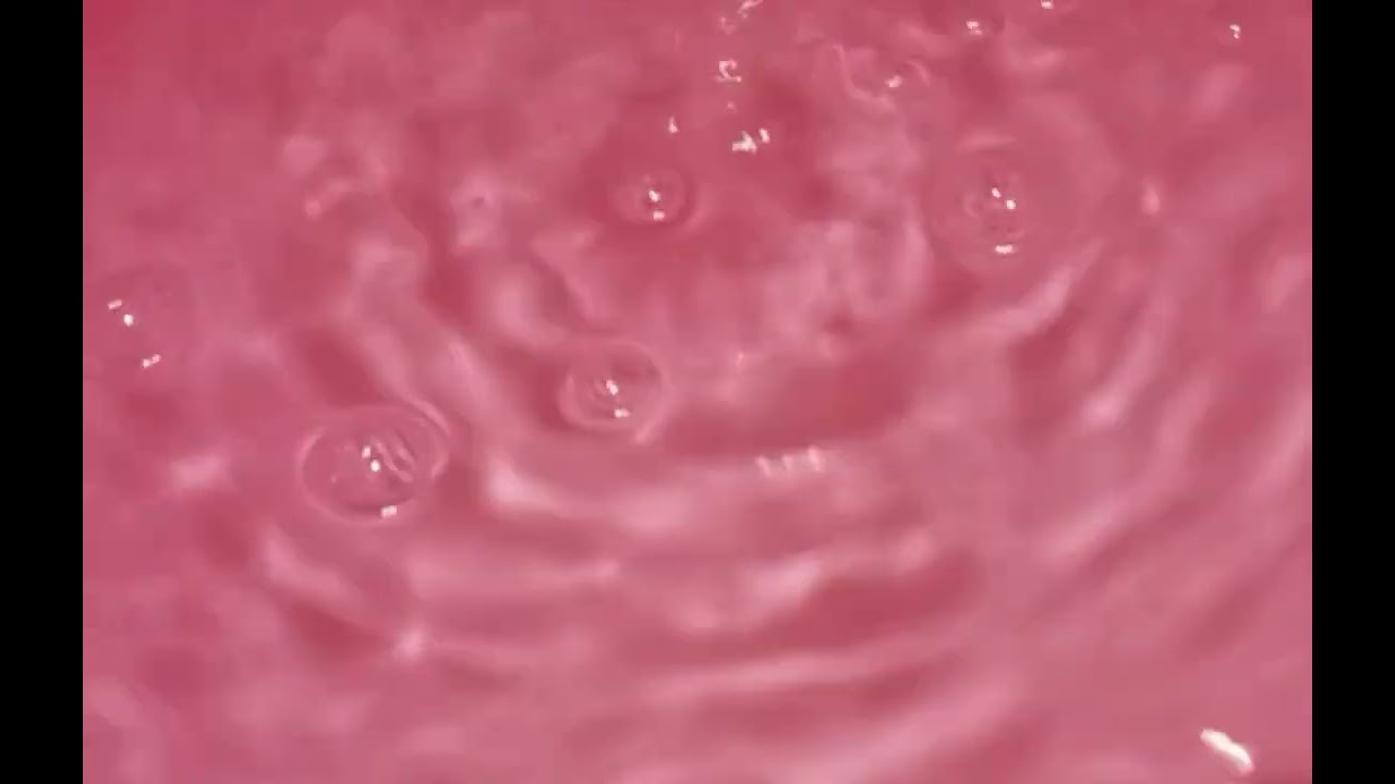 صوت المياه  و فقاقيع الماء