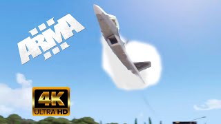 Arma 3 F-22 Raptor Jet Supersonic Flybys (SONIC BOOM) 4K!!!!!