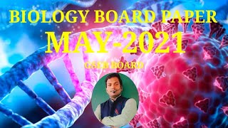 Biology Board Paper Solution may -2021/ GSEB Board /English Medium/CHEMTUBE By VINAY sir