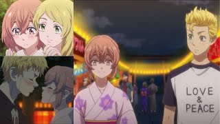 Takemichi and Hina cute couple moments in festival | Tokyo Revengers ep 8