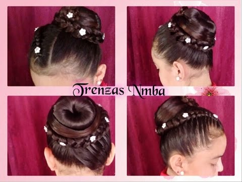 PEINADO INFANTIL /CEBOLLA /TRENZA POSTIZA / TRENZAS NMBA - YouTube