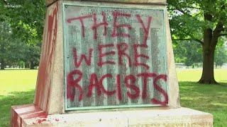Confederate monument vandalized in Nashville