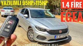 FİAT EGEA 1.4 BENZİNLİ YAĞ YAKIYOR MU ? KONTROL ETTİK|YAZILIMLI 115HP EGEA SEDAN VİRAJLARDA ZORLADIK