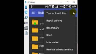 How to archive files using rar in android phone screenshot 1