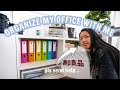 *extreme* OFFICE cleaning + organization!