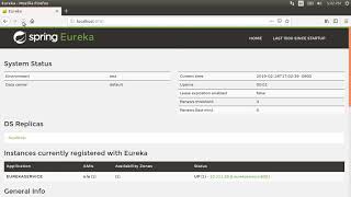 Spring Cloud Discovery: Sending Health Info to Eureka Server screenshot 4