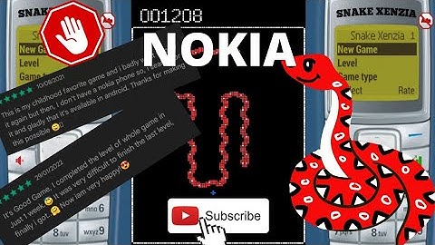 Nokia 3310 *2001* Snake 2338 points, Highest score ! android Game. #gaming