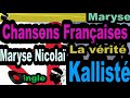 CHANSONS FRANCAISES  MARYSE NICOLAÏ - SINGLE  LA VÉRITÉ - COPPELIA OLIVI
