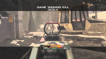 MW3 - Killer Game Winning Kill Cam